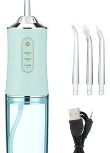 Irrigador Bucal Portátil Megacuper Recargable Inalámbrico 3 Boquillas