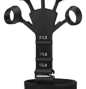 Ejercitador De Dedos Fortalecedor Mano Recuperacion Negro