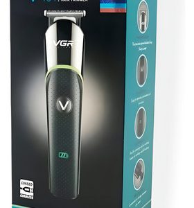 Maquina Peluqueria Inalambrica Profesional Vgr V191 Color Negro