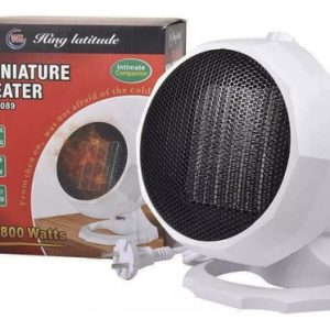 Mini Calentador Calefacción Interior Eléctrico Negro