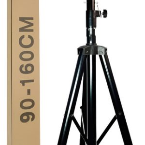 Tripode Soporte Parlantes Tripode De Cabina Ajustable 160 Cm Negro