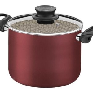 Olla Alta Tramontina Paris Aluminio Con Revestimiento 11.8 L Rojo