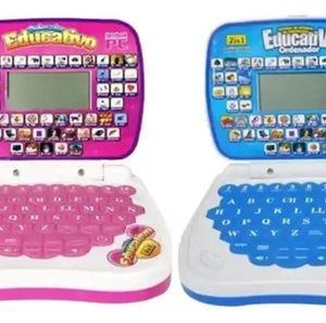 Mini Computador Portátil Mouse Didáctico Infantil Educativo Color Azul