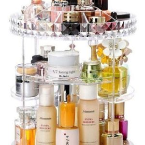 Organizador De Maquillaje Cosmético Acrílico Giratorio 360º G