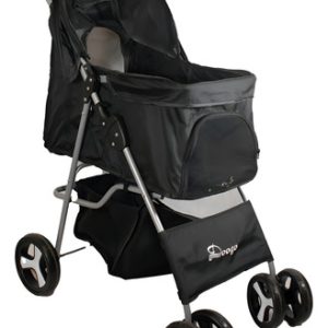 Carriola Grande Plegable Mascotas Y Accesorios Mx Para Perros Y Gatos Negro