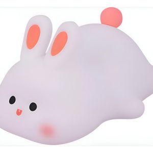 Luz Nocturna Lampara Táctil De Silicona Recargable Agua Blanco