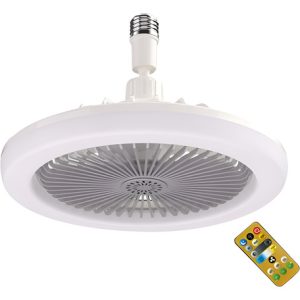 Bombillo Ventilador Led Humificador Aromaterapia + Control  Blanco Cálido