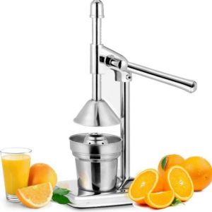 Exprimidor Manual Fruta Extractor Naranja Presión Acero Inox