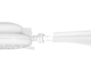 Ducha Eléctrica Maxi Zent Blanca + Niple Forte Boccherini  Blanco