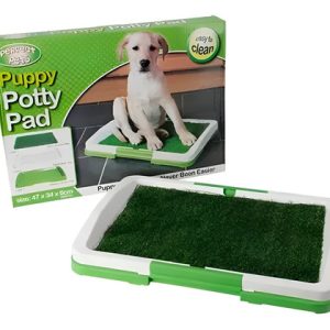 Tapete Césped Sintético Lavable Tlpb Para Mascotas 35x47cm Verde