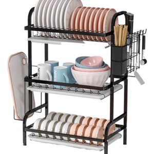 Estante Escurridor De Cocina Para Platos En Hierro Forjado