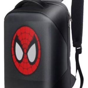 Maleta Morral Con Pantalla Led Publicidad Inteligente Negro Lisa
