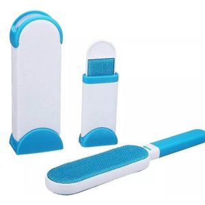 Removedor De Pelo Pelusas Mascotas Perros Y Gatos Quitamotas Azul