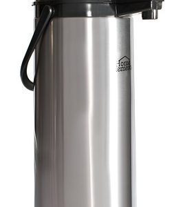 Termo Inoxidable De Café Home Elements Tipo Bomba 1.9 Litros Plateado