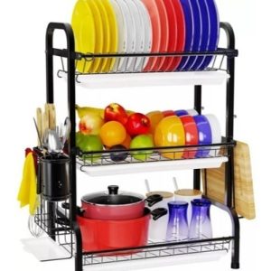 Organizador De Platos Escurridor Platero Cocina Acero Inoxi