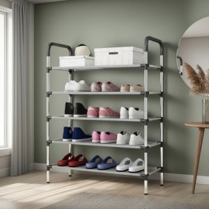 Zapatero Organizador De Zapatos 6 Niveles Plateado