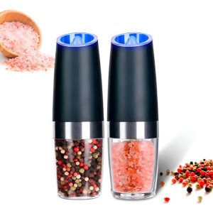 Moledor Triturador Dispensador Automático Sal Pimienta Pilas Color Diseño