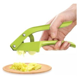 Picador Y Rebanador De Ajo 2 En 1 - Utensilio De Cocina Prof Verde Lima