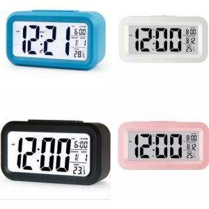 Despertador Digital Despertador Termometro Alarma Multicolor