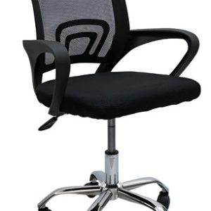 Silla Escritorio Ejecutiva Ergonómica Oficina Color Negro Material Del Tapizado Malla