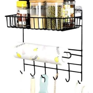 Organizador De Condimentos Porta Papel Cocina Estante Metal