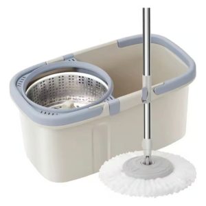 Trapero Absorbente Con Escurridor Giratorio Blanco