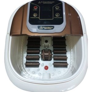 Tina Spa Pies Burbuja Calor Masaje Control De Temperatura Marrón