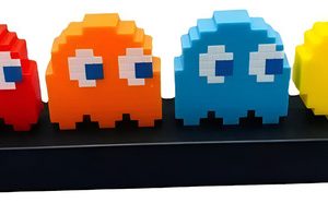 Lampara Pac-man Control De Sonido Colorido Luz Nocturna Usb Led Multicolor