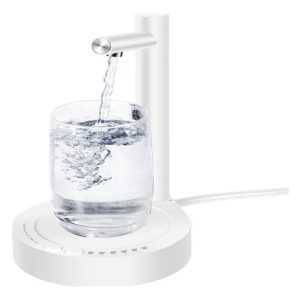 Dispensador De Agua Eléctrico Portátil Y Automático  Blanco