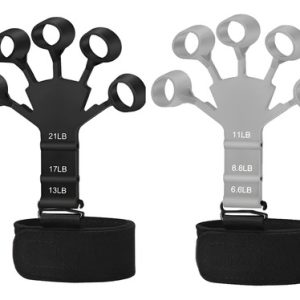 Brazalete Flexor Force Para Ejercitar Los Dedos, Color Negro
