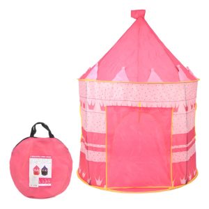 Castillo Infantil Rosa Breezee Market Plegable Interior Exterior