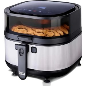 Freidora De Aire Sin Aceite Dkasa 7,2 Litros Air Fryer Plateado