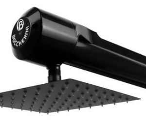 Ducha Electrica Horizontal Lusso Negra Boccherini Negro