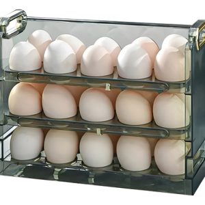 Organizador Estante De Huevos Para Nevera Encimera 3 Niveles Color Segun Disponibilidad