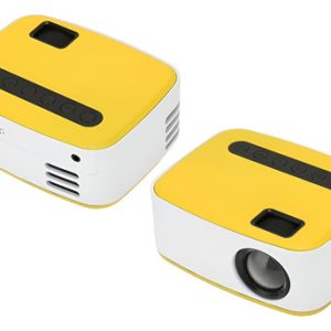 Mini Proyector Led Video Con Wifi, Hdmi, Usb, Av Amarillo
