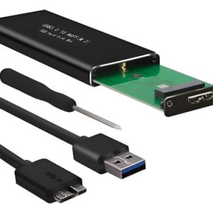 Caja Para Disco M2 Sata Usb 3.0 Carcasa Estuche Negro