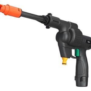 Pistola De Lavado Coche 48v Inalámbrico Alta Presión 2 Pilas Color Negro Negro