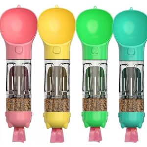 Bebedero Portátil De Mascotas Multiusos Gatos Perros Botella