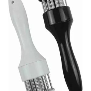Martillo Ablandador Carne Con Aguja Acero Inoxidable Blanco