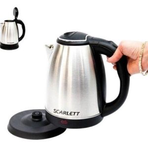 Hervidor Eléctrico Calentador De Agua 2 Litros Scarlett Color Plateado 220v Pl
