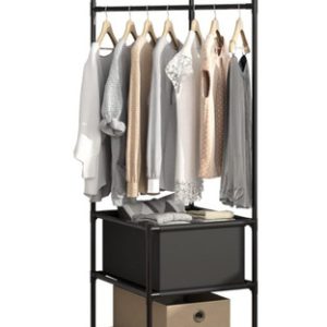 Perchero Organizador De Ropa Estante Organizador Negro