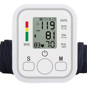Tensiómetro Digital Electronicblood De Brazo Medidor Presión Ritmo Cardíaco