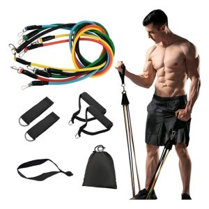 Bandas De Resistencia Power Resistance 11 Piezas Con Manijas