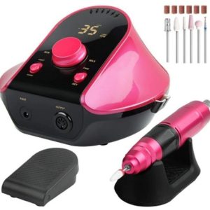 Kit Pulidor De Uñas Eléctrico Profesional Manicura/pedicura