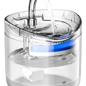 Fuente De Agua Para Mascotas Perros Y Gatos Transparente Color Trasparente