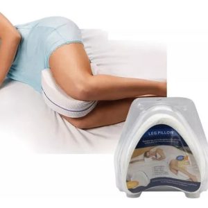 Almohada Ortopédica Entre Piernas Espuma Viscoelástica Cojín Blanco