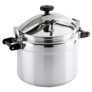 Olla A Presión Universal 15 Lts Institucional Magna Aluminio Plateado
