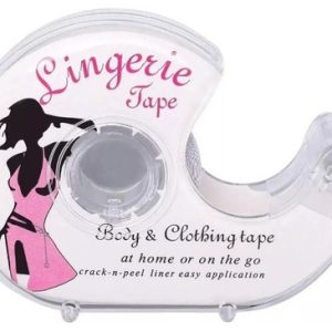 Cinta Doble Cara Adhesiva Invisible Para Ropa Levanta Busto Negro