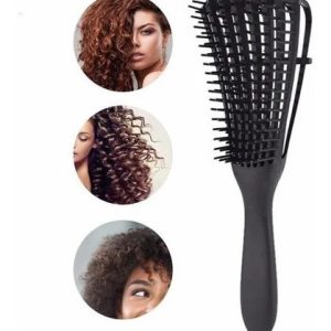 Cepillo Rizado Ondulado Desenredante Para El Cabello/pelo