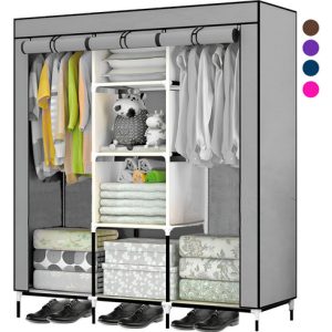 Closet Organizador 3 Puertas Compartimientos Portatil Tela